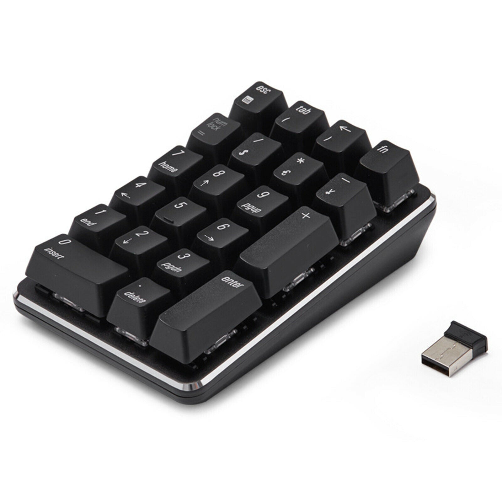 Compact 2.4G Wireless Mechanical Numeric Keypad Numpad Gaming Keyboard