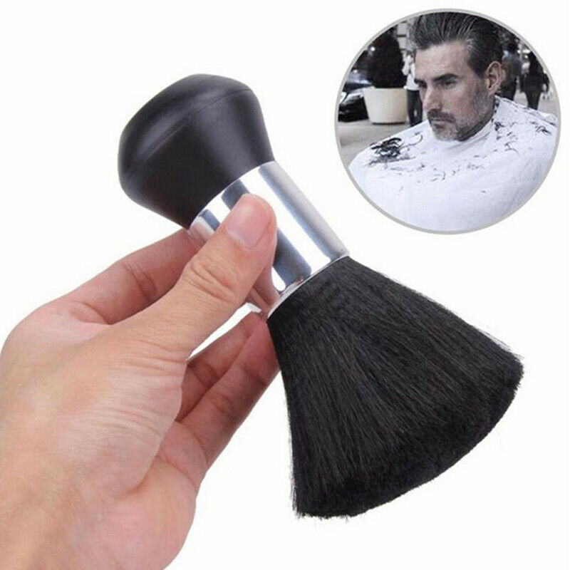 Soft Black Neck Duster Barber Hair Cleaner Brush Salon Hairdressing Styli.l8