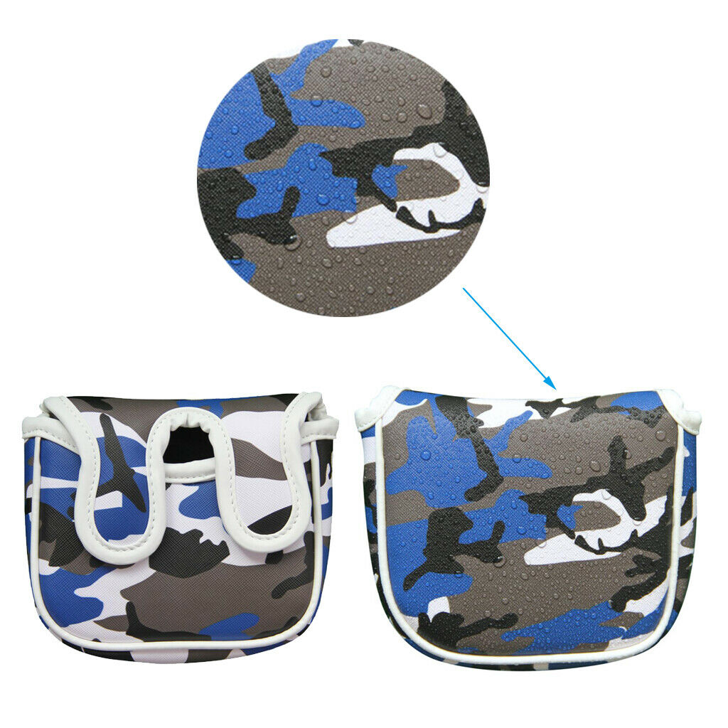 Pack of 1 Premium Golf Putter Cover Compact Club Head Cover PU Leather