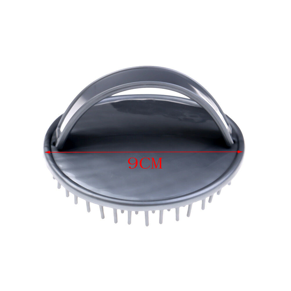 Shower Hair Shampoo Brush Comb Silicone Massage Scalp Anti-Skid Hairbrush.l8