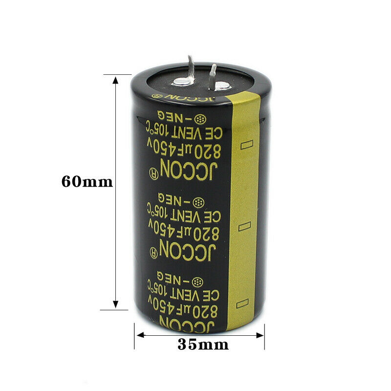 1pcs 450v820uf aluminum electrolytic capacitor Inverter welding machine 35x60mm