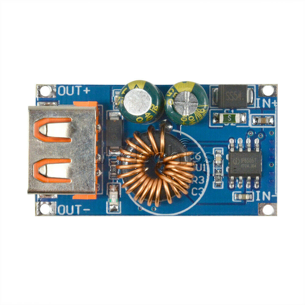 DC 6V -32V QC2.0 QC3.0 USB Fast Charging Buck Power Step Down Converter Module