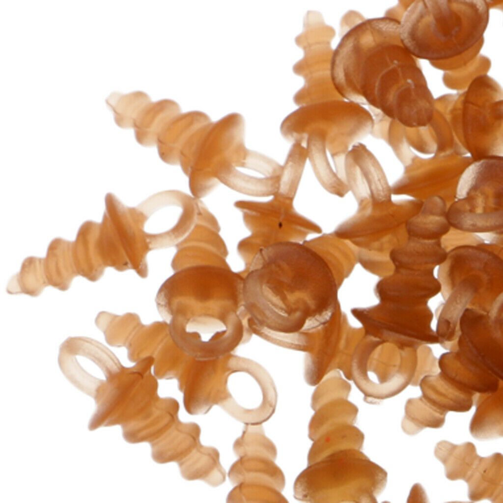 Plastic Bait Screws Carp Fishing Tackle 100pcs Per Pack Length 10mm/0.4inch