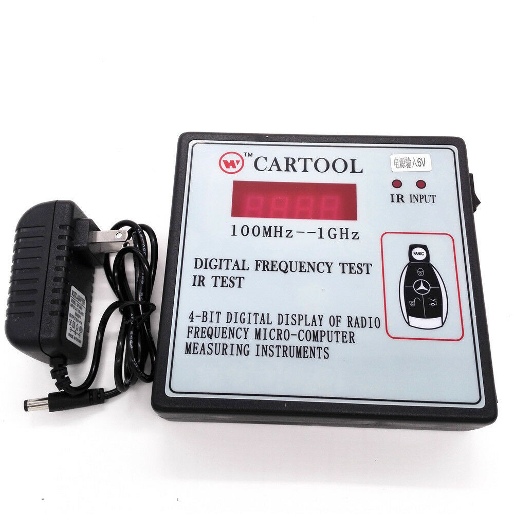 Digital Frequency Test Car Key Wireless Control IR Infrared Tester 100MHz--1GHz