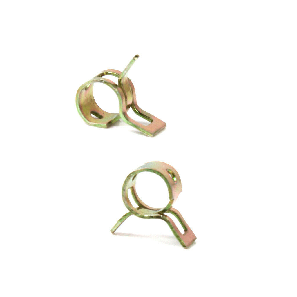 10 Pieces Spring Clips Fuel Hose Line Water Pipe Air Tube Clamps Fasteners