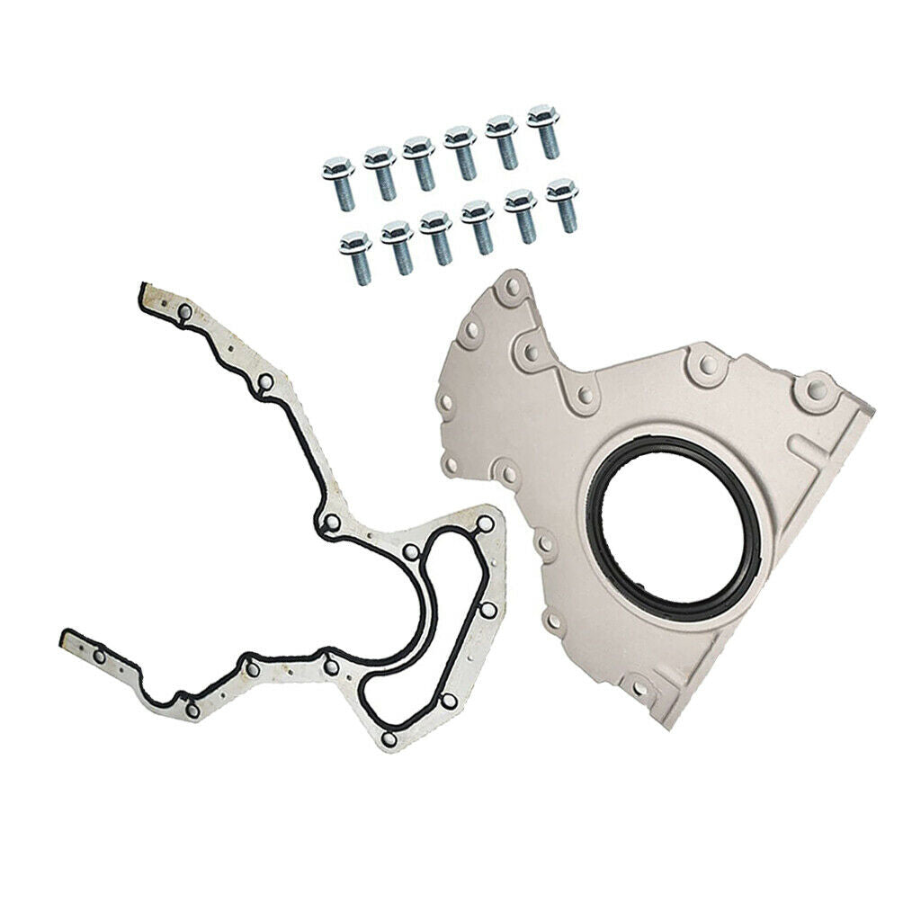 Rear main seal kit w / cover gasket 12633579 gasket 12639250