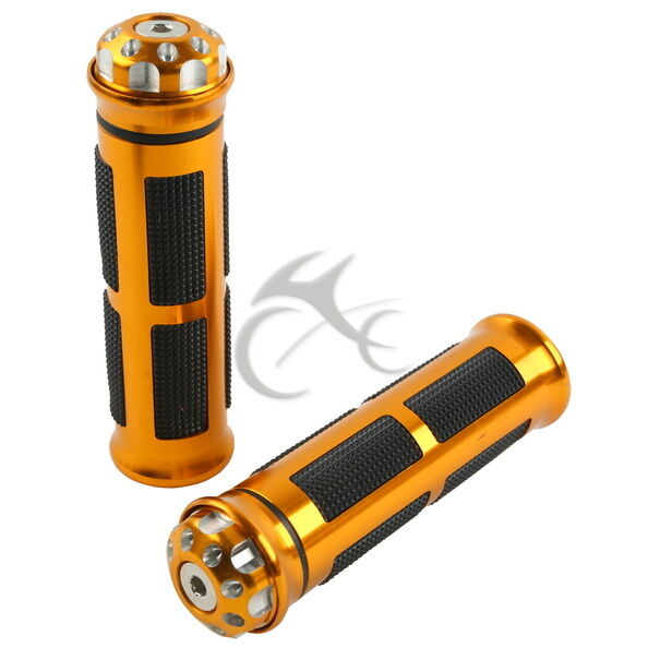 Motorcycle 7/8" Standard Handle bars Hand Grips Sports Bike Motorbike