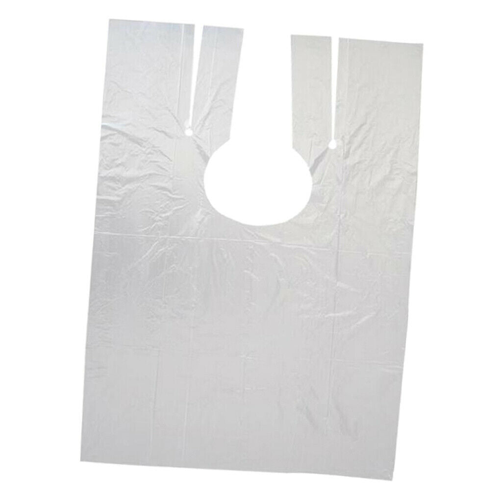 150x Hair Cutting Cape Coloring Perming Apron Wrap with Shower Caps Set