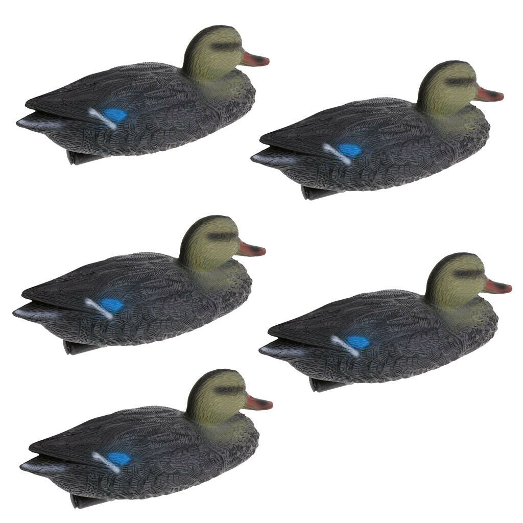 5 Pieces/Pack Lifelike Mallard Duck Decoy