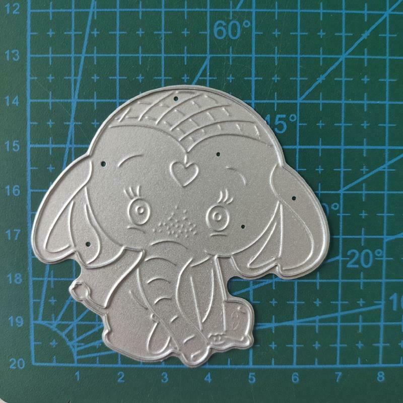 Elephant Metal Cutting Dies Stencil Scrapbooking DIY Album Stamp Paper Embossing