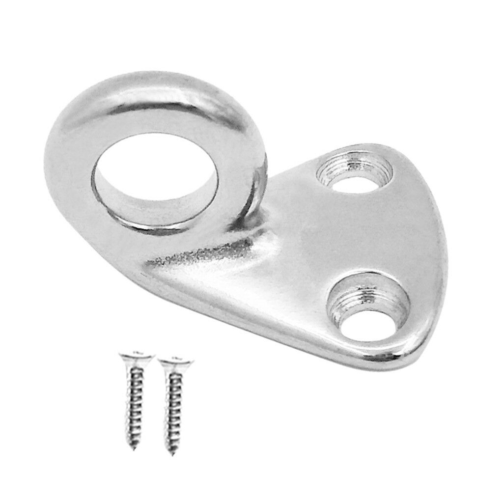 Wall Mounted Hanging Carabiner Hook - Marine Grade 316 Stainless Steel