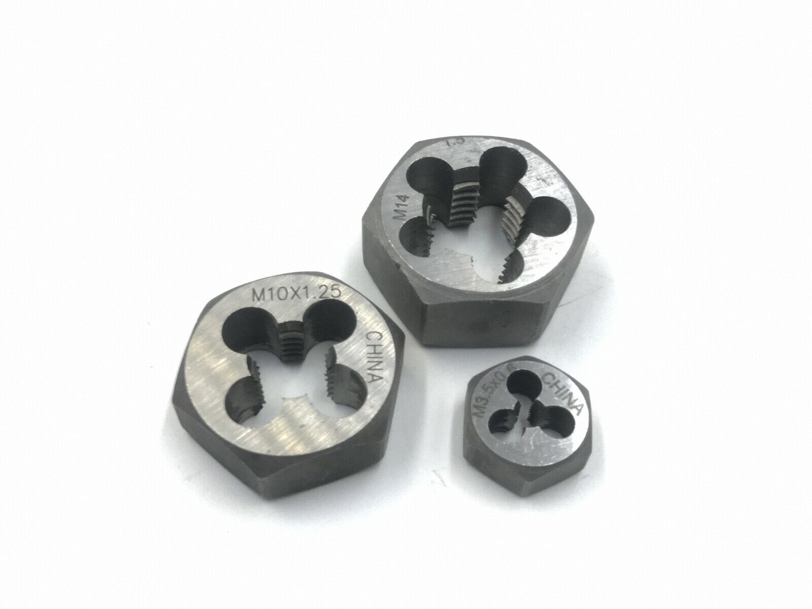 8Pcs M2 M3 M4 M5 M6 M8 M10 M12 Hex Pipe Die for Taper Thread Repair [Die/1]