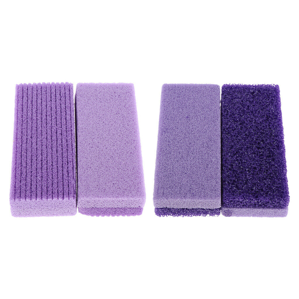 4pcs Natural Pumice Stones Hard Skin Remover Feet Scrubber for Men Women