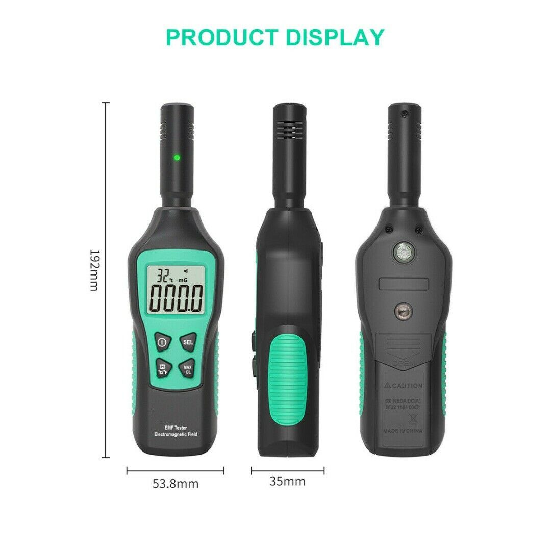 High Precision EMF Meter Electromagnetic Radiation Detector 5Hz-3500MHz //