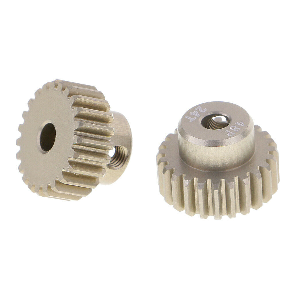 21T-30T Motor Gear Pinion 48DP 3.175mm Diameter for 1/10 RC Car Truck Vehicle