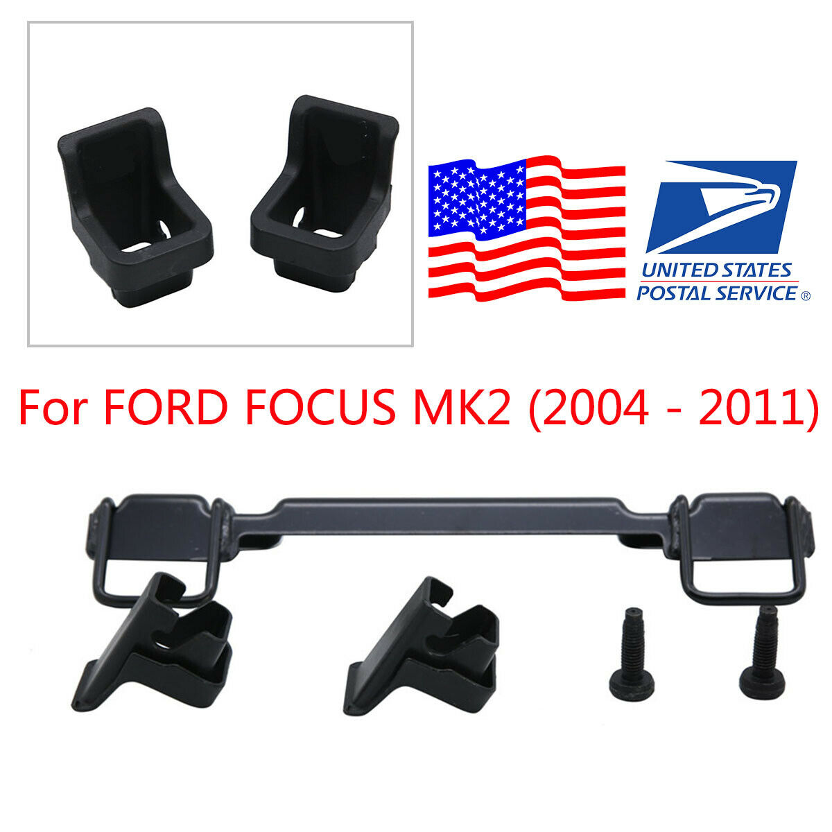 For Ford Focus MK2 Black Child Safety Seat Interface ISOFIX Latch Connector