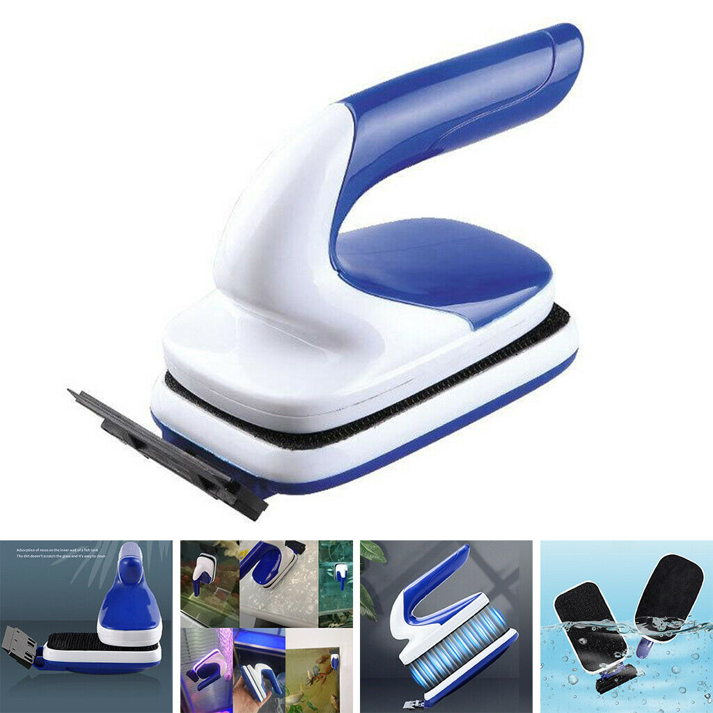 Magnetic Clean Brush Aquarium Fishes Glass Tank Algae Cleaner Scrubber Float