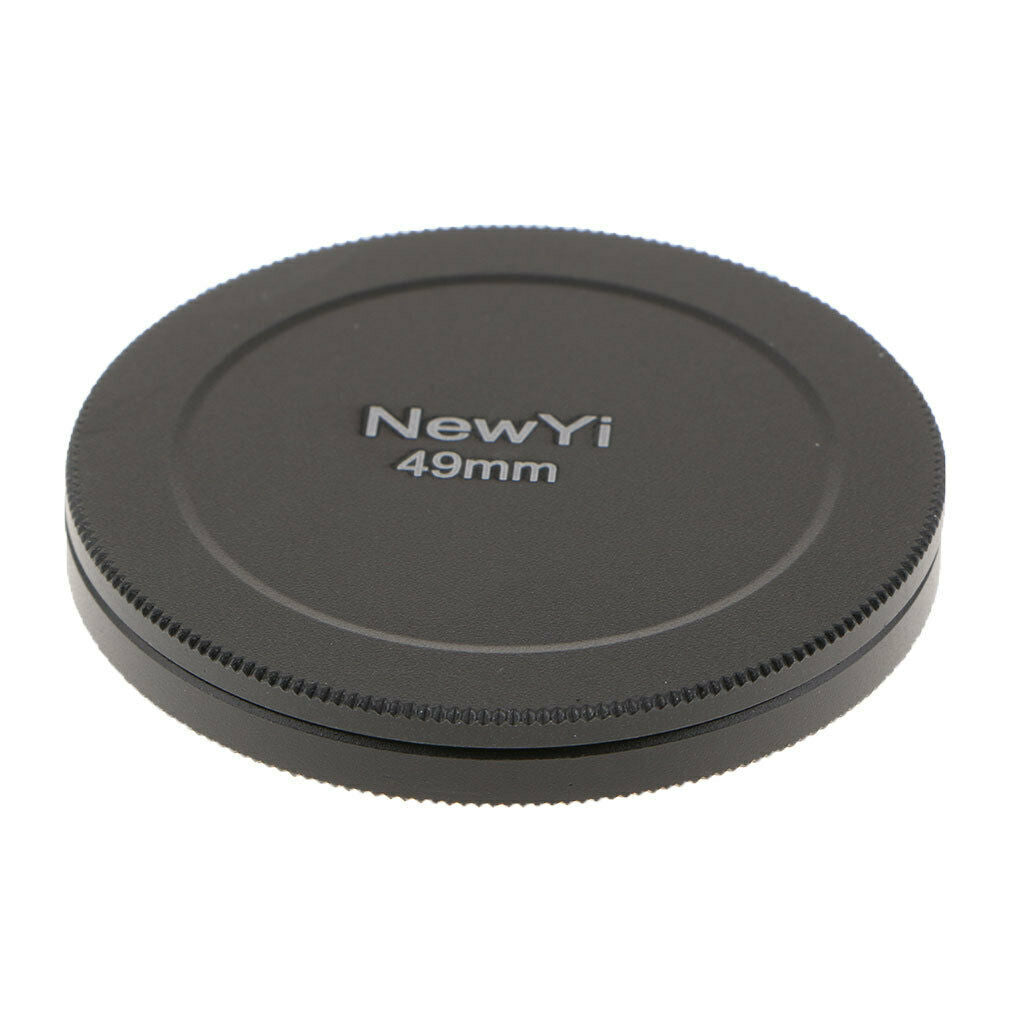 49mm UV CPL Lens Filter Protection Case Cover Box Storage   Metal, Black