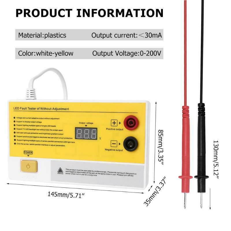 LED TV Backlight Tester LED Light Strip Lamp Beads COB Light Source Repair Test