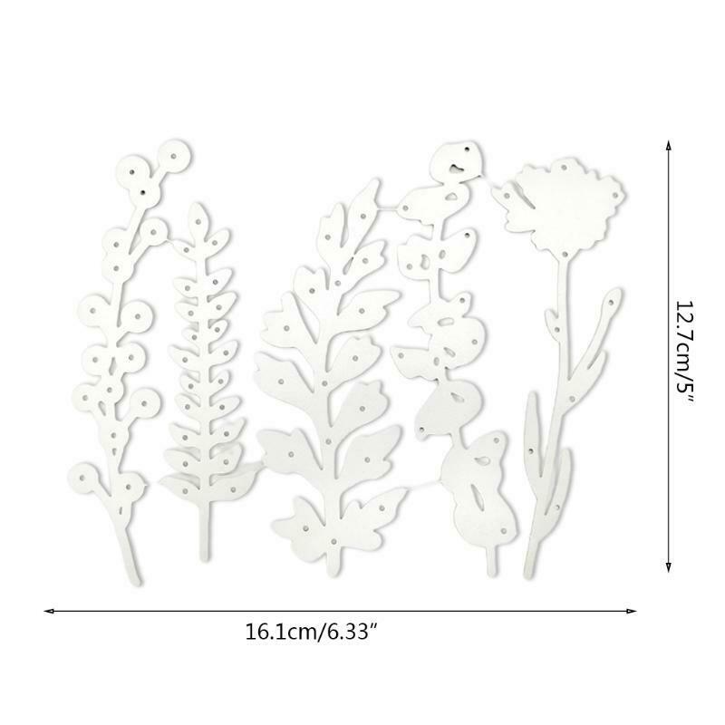 Plants Metal Cutting Dies Stencil DIY Scrapbook Album Paper Card Template Mold