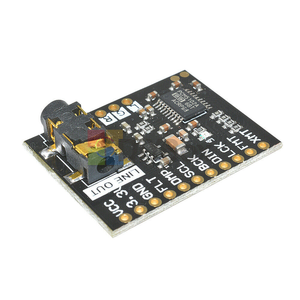 I2S PCM5102A DAC Decoder 32bit Player Module ES9023 PCM1794 For Raspberry Pi New