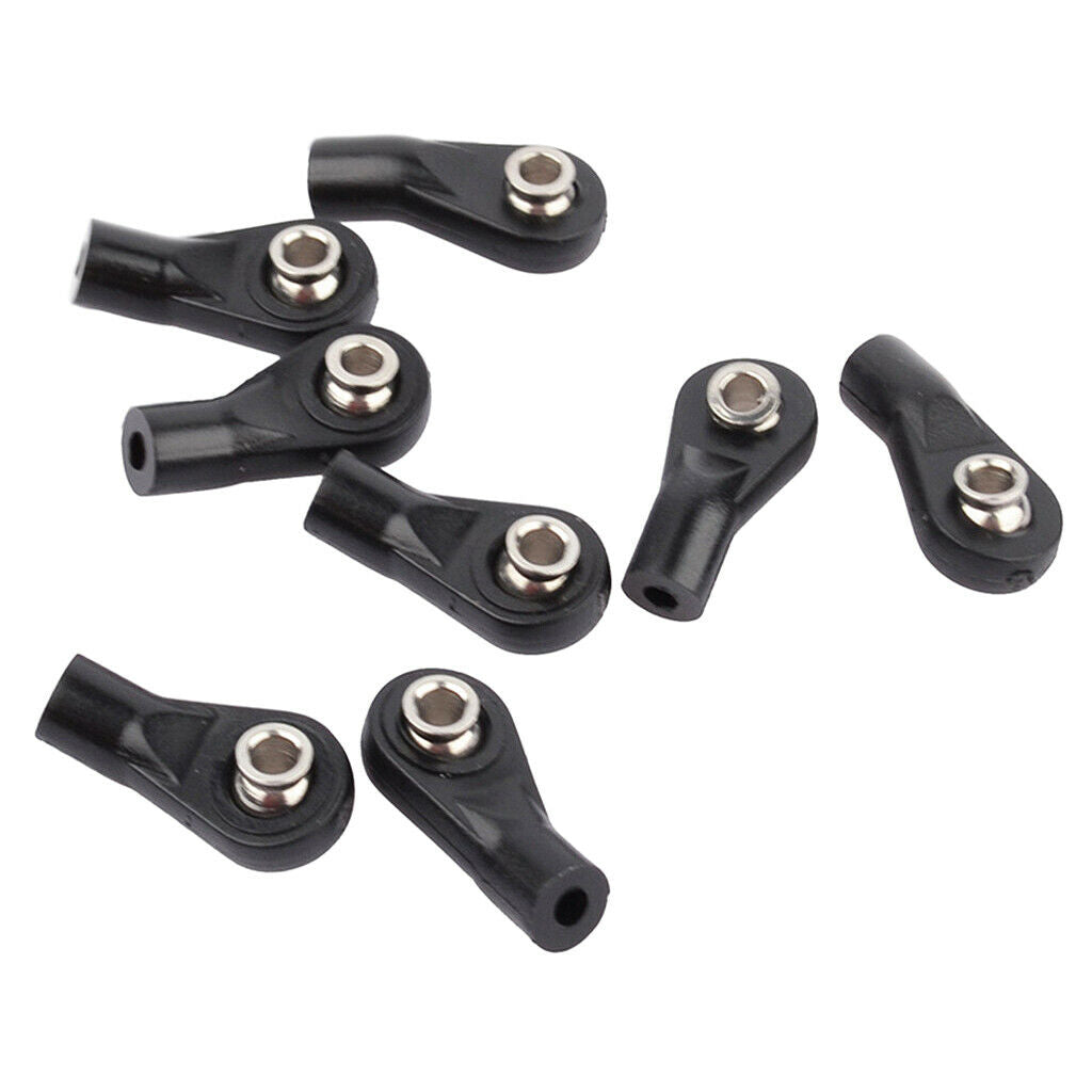 8x M3 Plastic Bent Rod End w/ Axial Width Balls for Axial SCX10 D90 1/10 Car