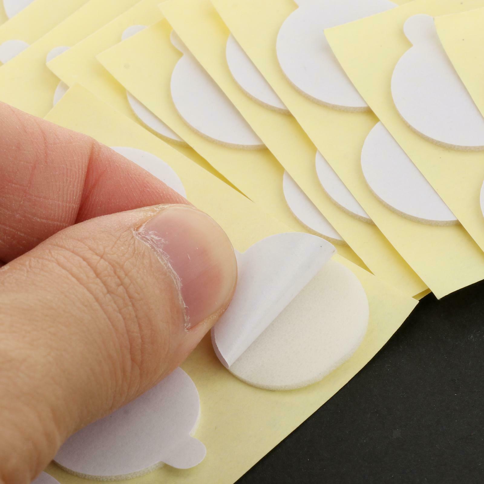 200x White Candle Wick Stickers Wax Double-Sided for Candle DIY Making 20mm