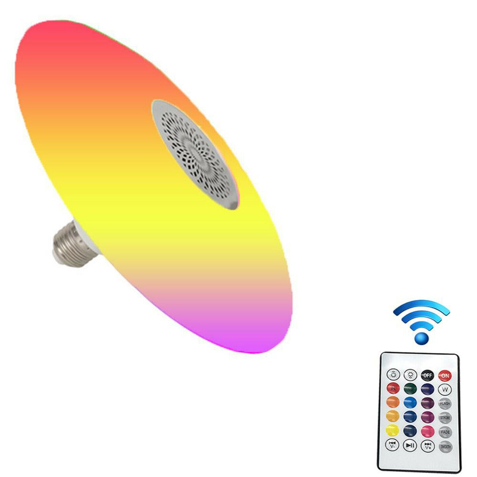 Smart Bulb E27 Base Bluetooth Speakers Remote Controlled LED Light Bulb