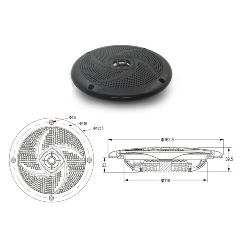 Waterproof Marine Speakers Boat Sound System
