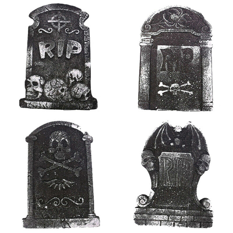 1pc Tombstones Halloween Props Haunted House Outdoor Indoor Spooky Decora.l8