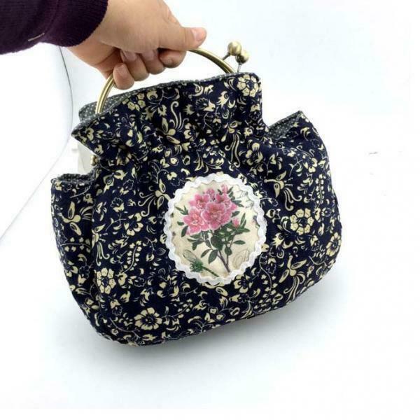 DIY Bronze Tone Handbag Bag Half Round Metal Frame Kiss Clasp Lock 15.5