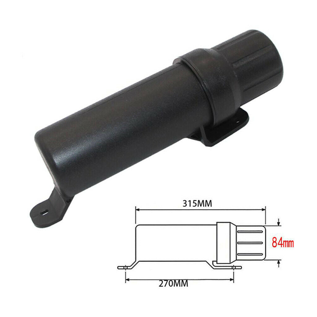 2x Waterproof Motorcycle Tools Tube 84mm Off-Road Motos Gloves Storage Box