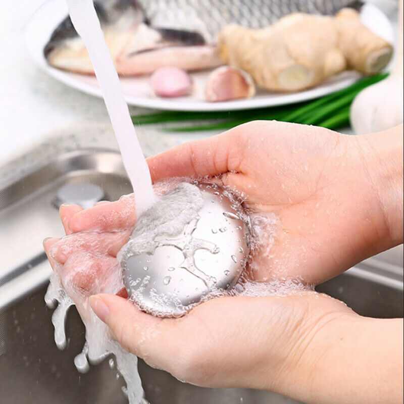 Soap Stainless Steel Soap Odor Remover Bar Soap ElimInates Garlic Onion Sm.l8