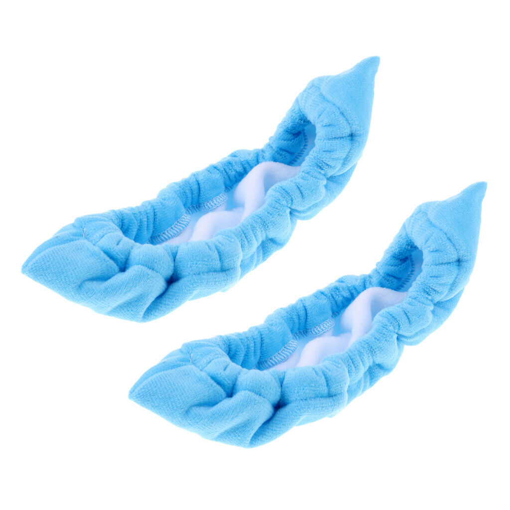 Hockey Skate Blade Covers Guards Soakers Absorbent Light Blue One Size