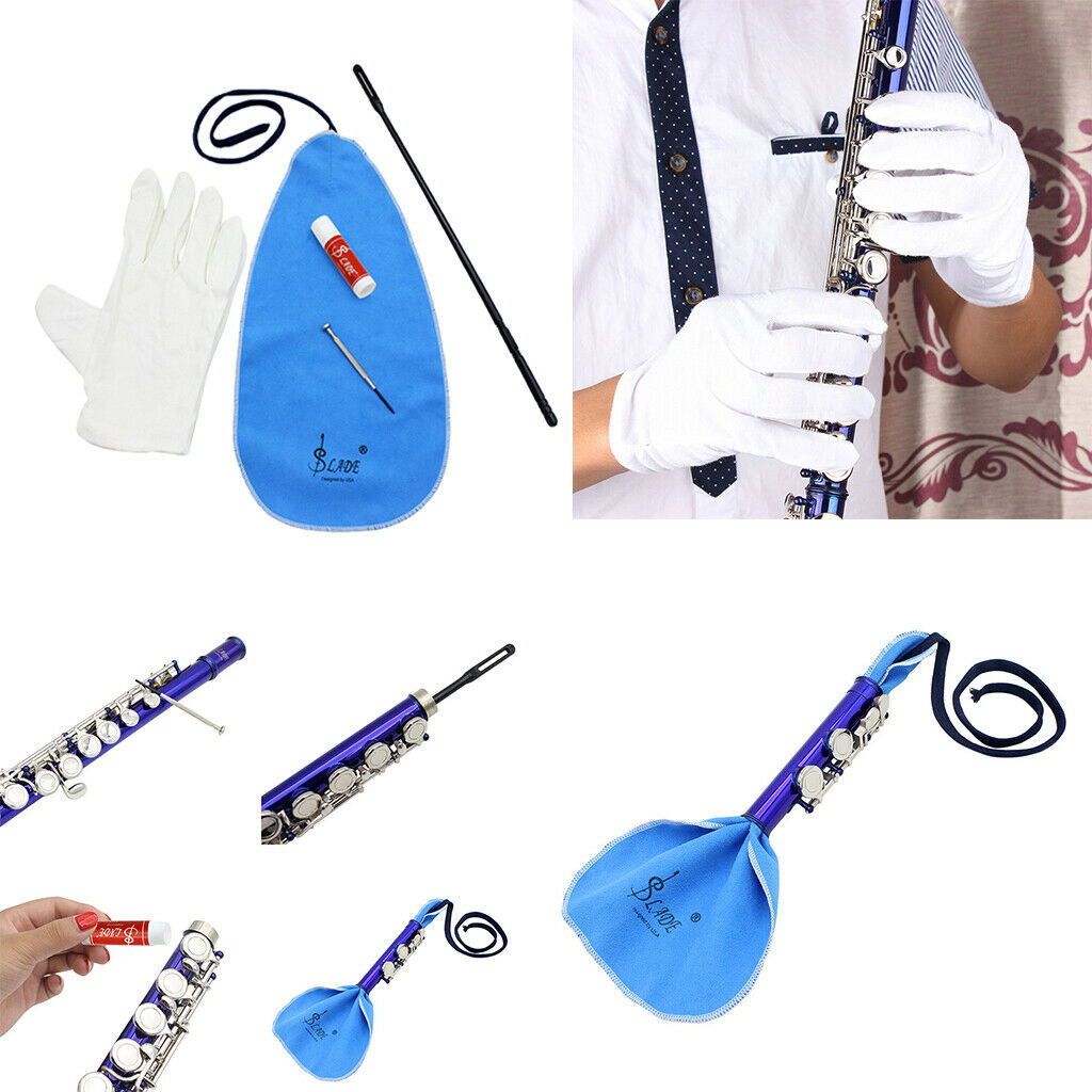 5-in-1 Sax Cleaning Care Kits Cleaning Cloth Cleaning Rod for Sax Accs Parts