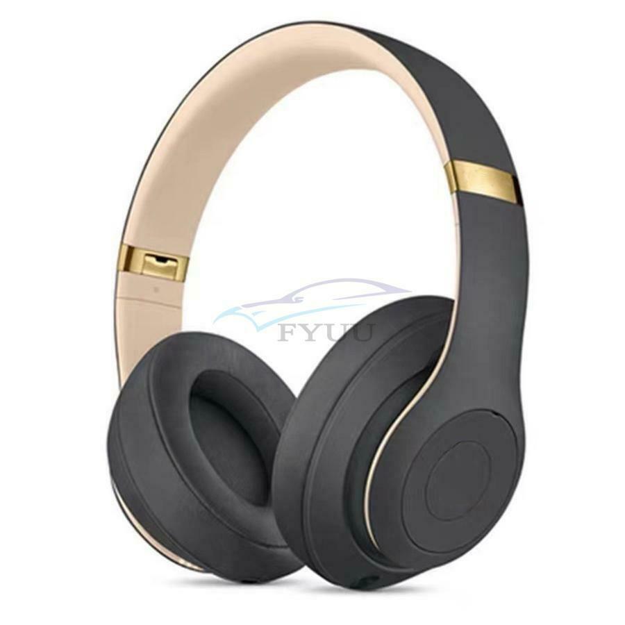 2Pieces Portable Noise-canceling Audio Headphones Headmounted Wireless Bluetooth