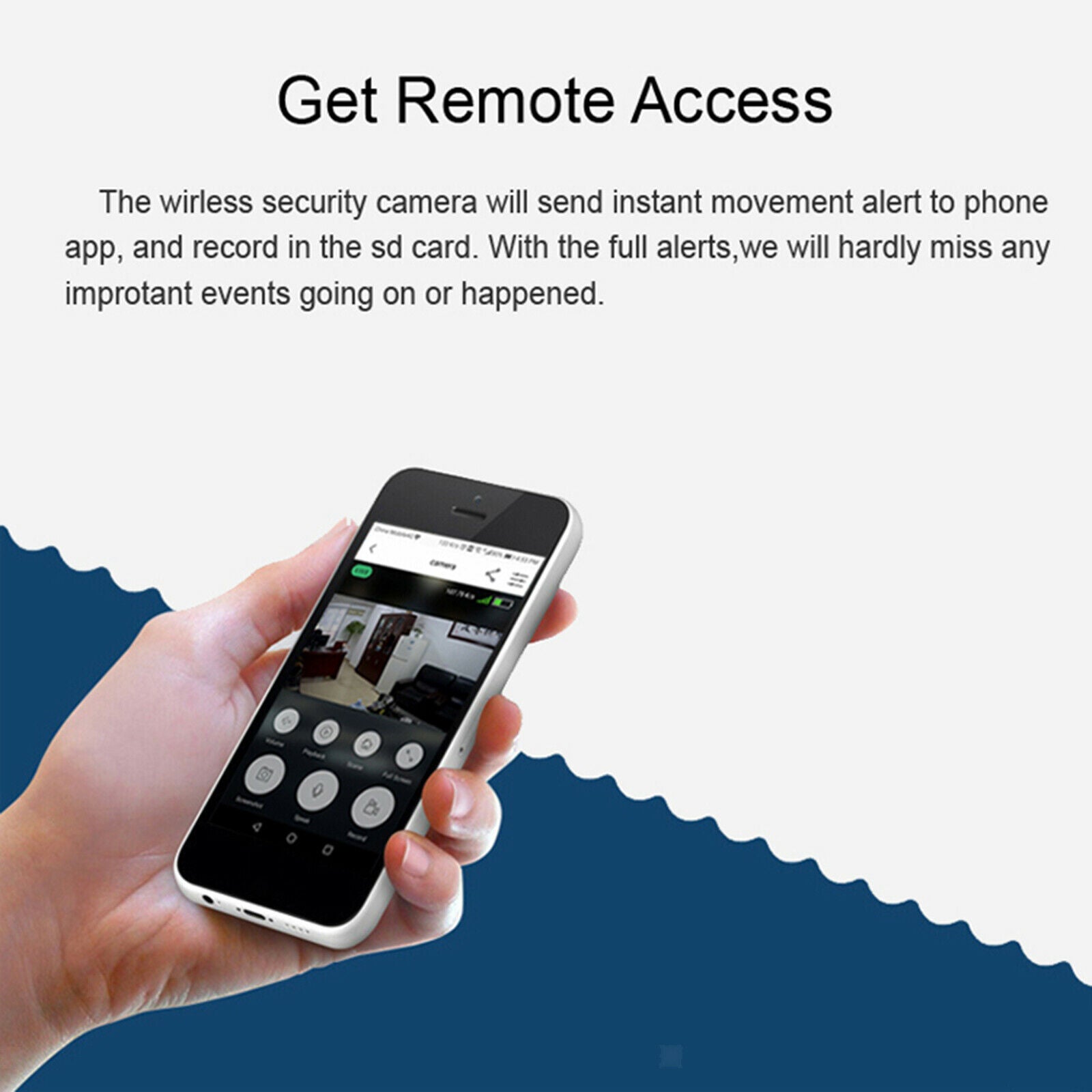 HDQ9 WiFi Camera HD 1080P Mini Cube IP Wireless 2 Way Audio Auto Tracking