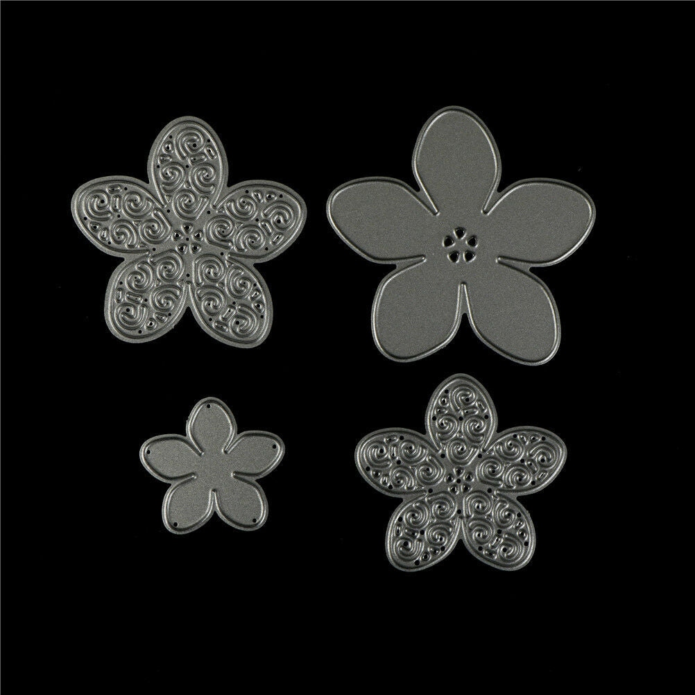 4pcs attractive Flowers Cutting Dies for DIY Scrapbook/photo album Decora.l8