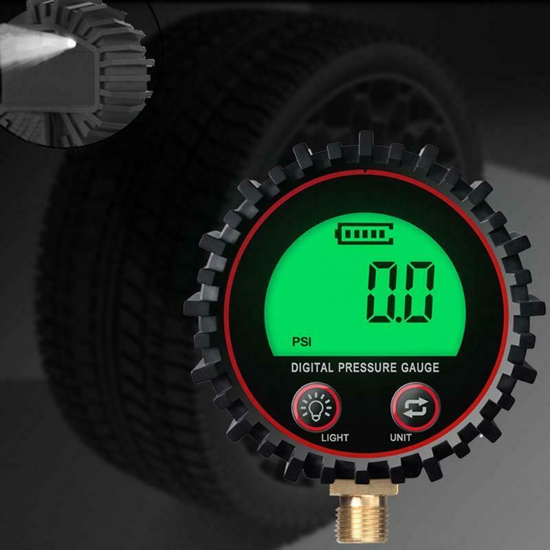 Digital Gas Pressure Gauge with M11 Bottom Connector Rang to 255psi Accuracy 1%