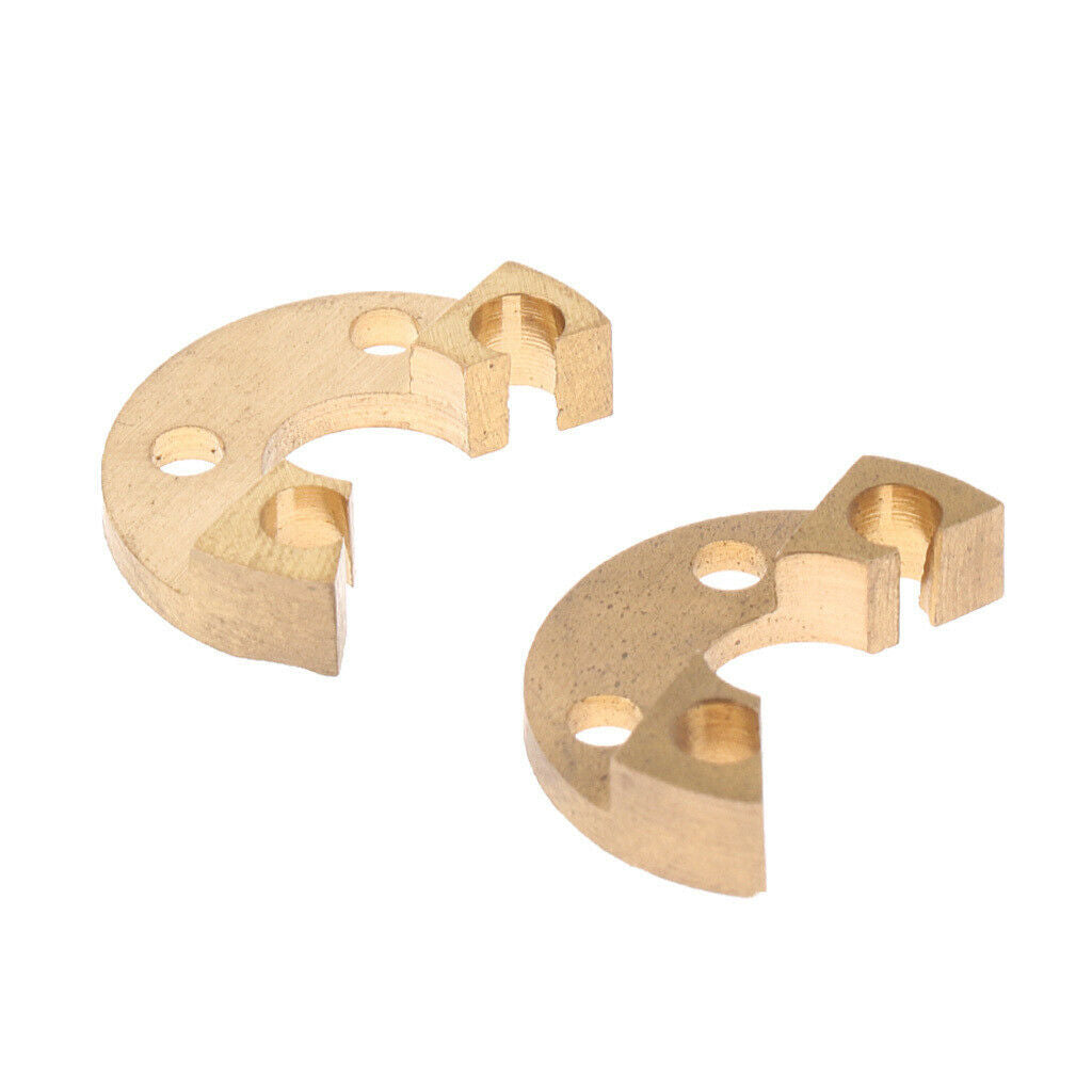 Golden French Horn Stop Plates for French Horn Repair Replacement Accessory, 2