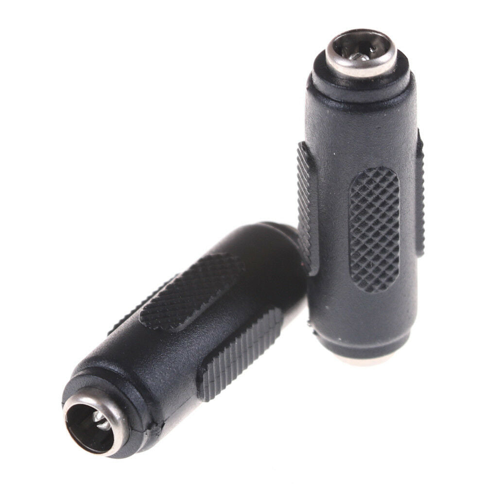 1 Pcs 2.1mm x 5.5mm Female to Female DC Power Socket Audio Adapter Connect.l8