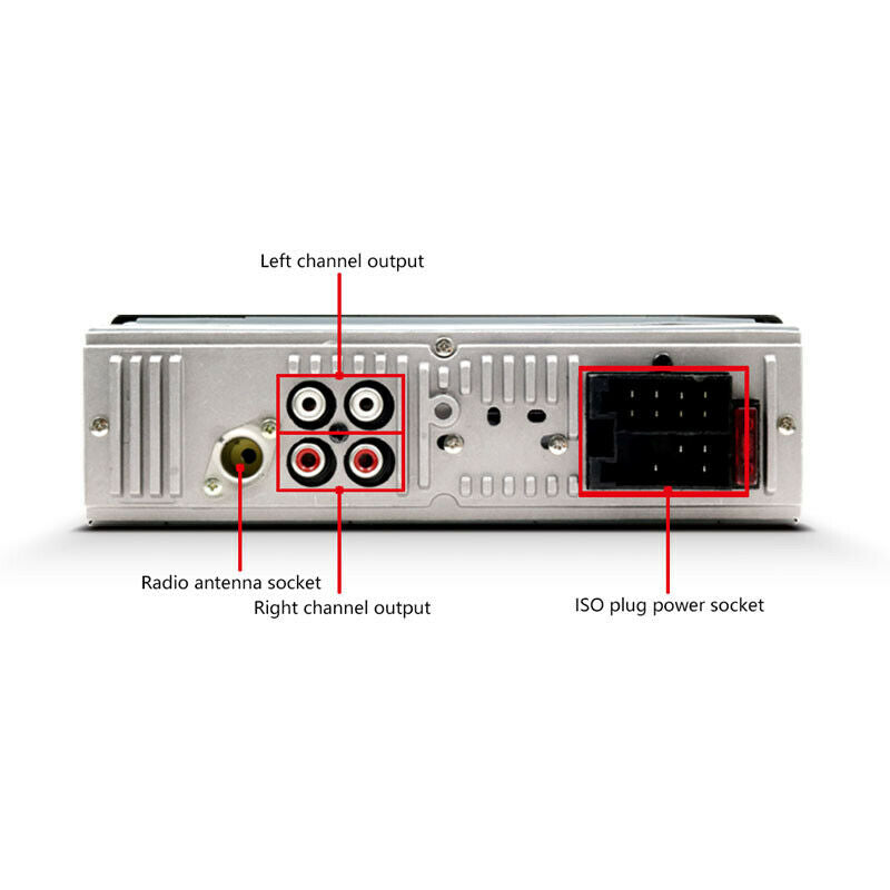 Car Bluetooth MP3 Player Car Radio Amplifier U Disk Card Reader 4 RCA Outputs