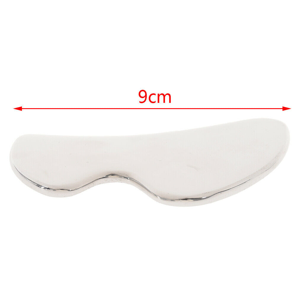 Medical grade 304 SPA body stainless steel gua sha board scraping massager Lt