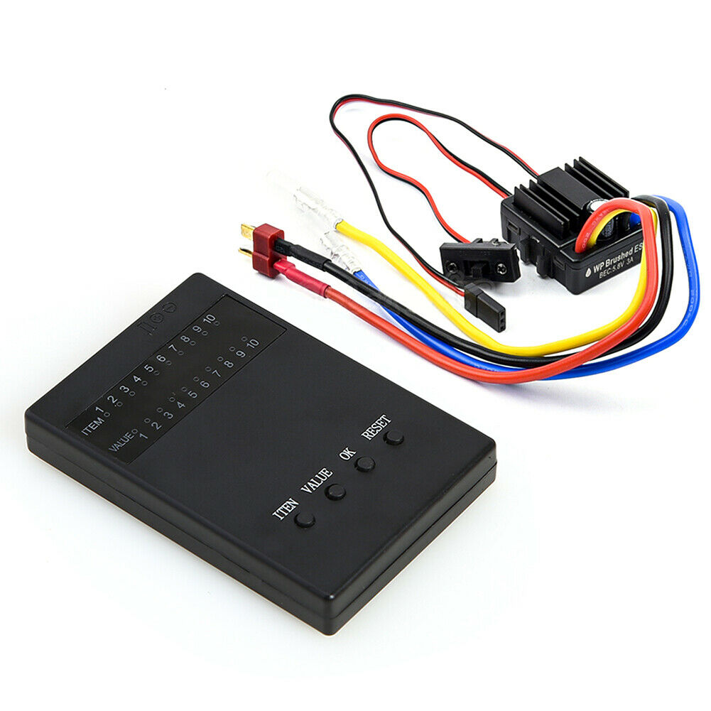 New 1:10 1/8 WP Crawler Brush Brushed 5.8V/ 3A 80A ESC With Program card