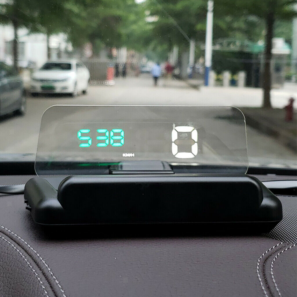 Car Head Up Display Car Hud Speed Projector Warning Alarm Mirror Projection