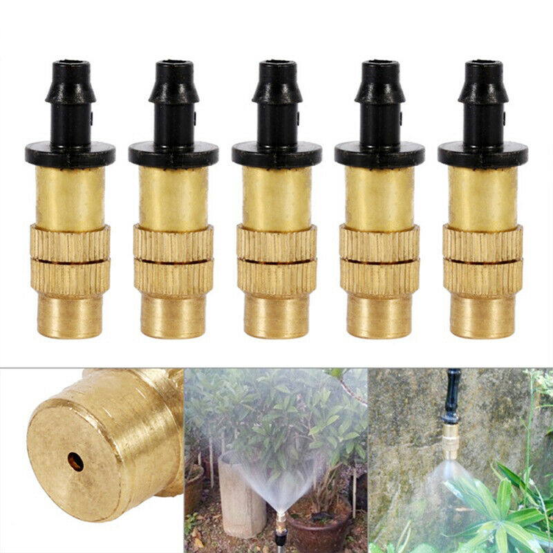 1pcs Micro Drip Irrigation Misting Brass Nozzle Garden Spray Cooling Par.l8