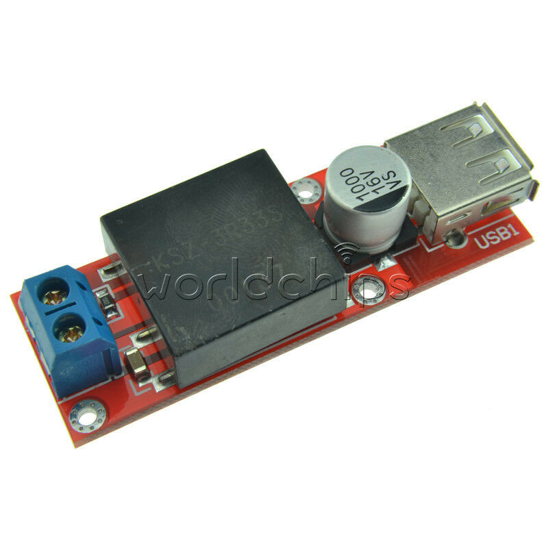 KIS3R33S DC 7V-24V to 5V 3A USB Non-isolated Buck Step down Module for Arduino