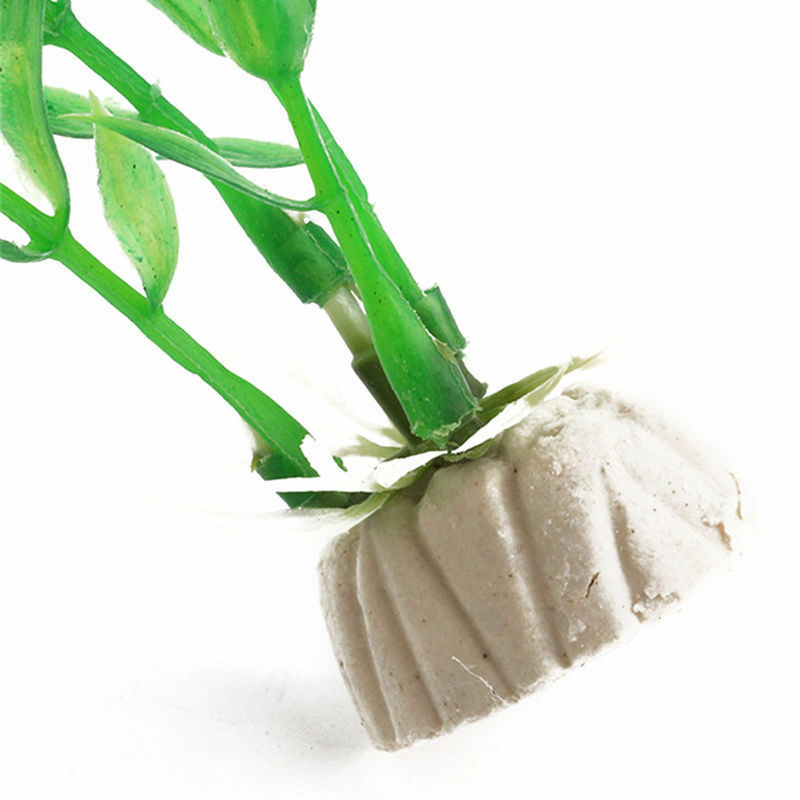 10pcs Artificial Aquatic Plant Plastic Grass   Tank Aquarium Decor-Green