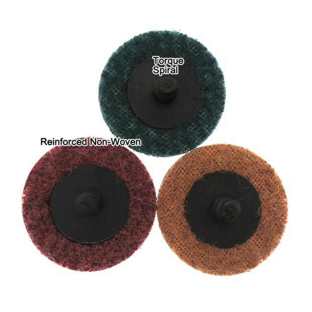 52 Pcs / Set  Ø 2" 50 mm Roloc Sanding Discs Quick Change Type-R Roll Lock Pads