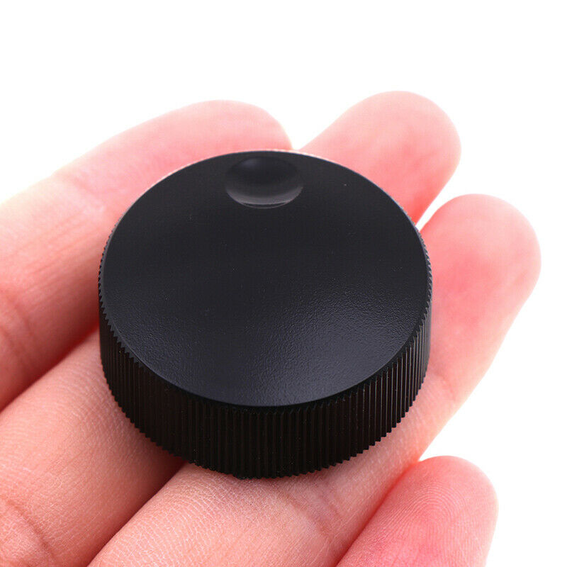 32.5x13mm Volume Control Black Plastic Knob for 6mm Potentiometer NL